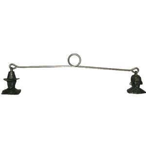 VTG Candle Snuffer Thanksgiving Double Pilgrim International Pewter Holiday‎